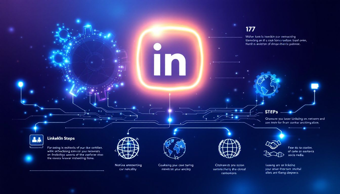 An optimized LinkedIn profile showcasing professional branding and networking strategies.