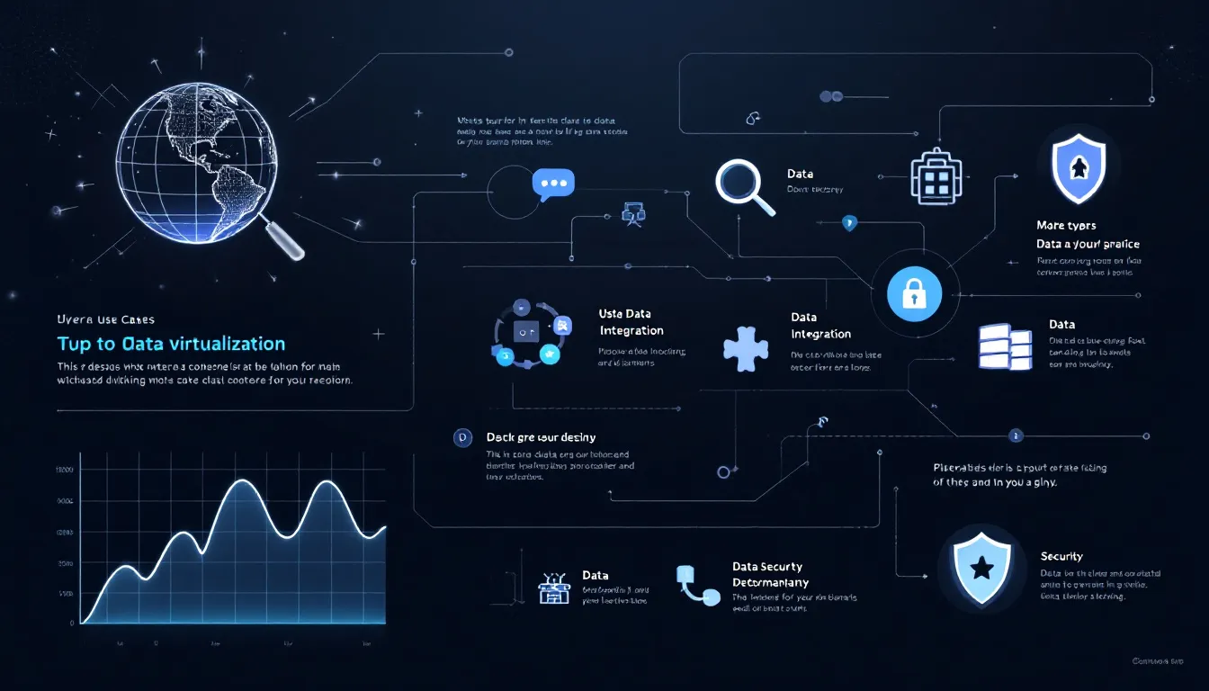 An infographic showcasing use cases for data virtualization.