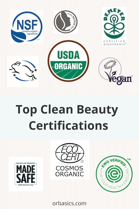 Clean Beauty Certifications